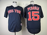 Boston Red Sox #15 Dustin Pedroia 2013 Navy Blue Jerseys,baseball caps,new era cap wholesale,wholesale hats