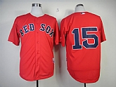Boston Red Sox #15 Dustin Pedroia 2013 Red Jerseys,baseball caps,new era cap wholesale,wholesale hats