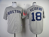 Boston Red Sox #18 Daisuke Matsuzaka Grey Jerseys,baseball caps,new era cap wholesale,wholesale hats