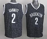 Brooklyn Nets #2 Kevin Garnett Black Leopard Print Fashion Jerseys,baseball caps,new era cap wholesale,wholesale hats