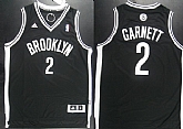 Brooklyn Nets #2 Kevin Garnett Revolution 30 Swingman Black Jerseys