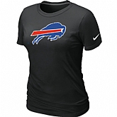 Buffalo Bills Black Women's Logo T-Shirt (58),baseball caps,new era cap wholesale,wholesale hats