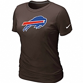 Buffalo Bills Brown Women's Logo T-Shirt,baseball caps,new era cap wholesale,wholesale hats