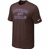 Buffalo Bills Heart & Soul Brown T-Shirt,baseball caps,new era cap wholesale,wholesale hats