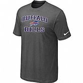 Buffalo Bills Heart & Soul Dark grey T-Shirt,baseball caps,new era cap wholesale,wholesale hats