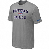 Buffalo Bills Heart & Soul Light grey T-Shirt,baseball caps,new era cap wholesale,wholesale hats