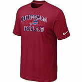 Buffalo Bills Heart & Soul Red T-Shirt,baseball caps,new era cap wholesale,wholesale hats