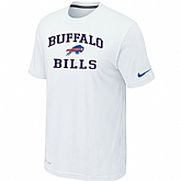 Buffalo Bills Heart & Soul White T-Shirt,baseball caps,new era cap wholesale,wholesale hats