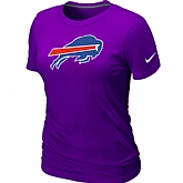Buffalo Bills Purple Women's Logo T-Shirt (54),baseball caps,new era cap wholesale,wholesale hats