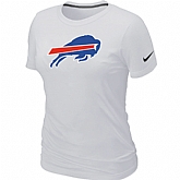 Buffalo Bills White Women's Logo T-Shirt,baseball caps,new era cap wholesale,wholesale hats