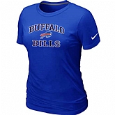 Buffalo Bills Women's Heart & Soul Blue T-Shirt,baseball caps,new era cap wholesale,wholesale hats