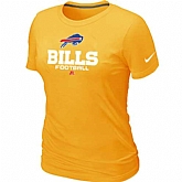 Buffalo Bills Yellow Women's Critical Victory T-Shirt,baseball caps,new era cap wholesale,wholesale hats