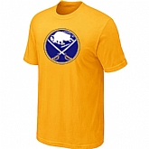 Buffalo Sabres Big & Tall Logo Yellow T-Shirt,baseball caps,new era cap wholesale,wholesale hats