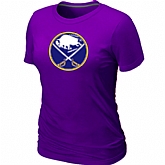 Buffalo Sabres Big & Tall Women's Logo Purple T-Shirt,baseball caps,new era cap wholesale,wholesale hats