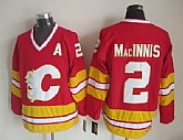 Calgary Flames #2 Macinnis CCM Throwback Red Third Jerseys,baseball caps,new era cap wholesale,wholesale hats