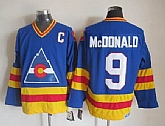 Calgary Flames #9 Mcdonald CCM Throwback C Patch Blue Jerseys,baseball caps,new era cap wholesale,wholesale hats