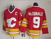 Calgary Flames #9 Mcdonald CCM Throwback Red Third Jerseys,baseball caps,new era cap wholesale,wholesale hats
