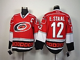 Carolina Hurricanes #12 E.Staal C Patch Red Jerseys,baseball caps,new era cap wholesale,wholesale hats