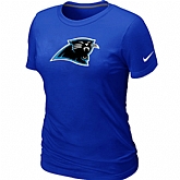 Carolina Panthers Blue Women's Logo T-Shirt,baseball caps,new era cap wholesale,wholesale hats