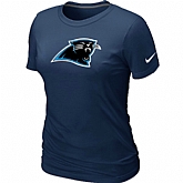 Carolina Panthers D.Blue Women's Logo T-Shirt,baseball caps,new era cap wholesale,wholesale hats