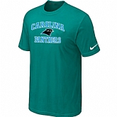 Carolina Panthers Heart & Soul Green T-Shirt,baseball caps,new era cap wholesale,wholesale hats