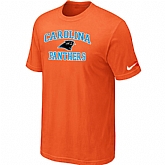 Carolina Panthers Heart & Soul Orange T-Shirt,baseball caps,new era cap wholesale,wholesale hats