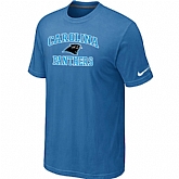Carolina Panthers Heart & Soul light Blue T-Shirt,baseball caps,new era cap wholesale,wholesale hats