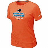 Carolina Panthers Orange Women's Critical Victory T-Shirt,baseball caps,new era cap wholesale,wholesale hats