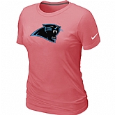 Carolina Panthers Pink Women's Logo T-Shirt,baseball caps,new era cap wholesale,wholesale hats