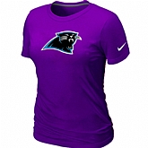 Carolina Panthers Purple Women's Logo T-Shirt,baseball caps,new era cap wholesale,wholesale hats