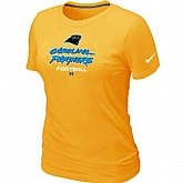 Carolina Panthers Yellow Women's Critical Victory T-Shirt,baseball caps,new era cap wholesale,wholesale hats