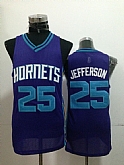 Charlotte Hornets #25 Jefferson Purple Throwback Swingman Jerseys,baseball caps,new era cap wholesale,wholesale hats