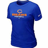 Chicago Bears Blue Women's Critical Victory T-Shirt,baseball caps,new era cap wholesale,wholesale hats