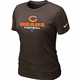 Chicago Bears Brown Women's Critical Victory T-Shirt,baseball caps,new era cap wholesale,wholesale hats