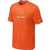 Chicago Bears Critical Victory Orange T-Shirt,baseball caps,new era cap wholesale,wholesale hats