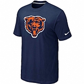 Chicago Bears D.Blue Tean Logo T-Shirt,baseball caps,new era cap wholesale,wholesale hats