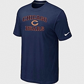 Chicago Bears Heart & Soul D.Blue T-Shirt,baseball caps,new era cap wholesale,wholesale hats