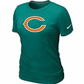 Chicago Bears L.Green Women's Logo T-Shirt,baseball caps,new era cap wholesale,wholesale hats