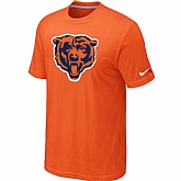 Chicago Bears Orange Tean Logo T-Shirt,baseball caps,new era cap wholesale,wholesale hats