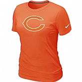 Chicago Bears Orange Women's Logo T-Shirt,baseball caps,new era cap wholesale,wholesale hats