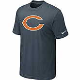 Chicago Bears Sideline Legend Authentic Logo T-Shirt Grey,baseball caps,new era cap wholesale,wholesale hats