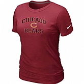 Chicago Bears Women's Heart & Soul Red T-Shirt,baseball caps,new era cap wholesale,wholesale hats