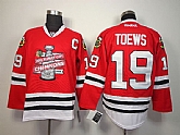 Chicago Blackhawks #19 Toews 2013 Stanley Cup Champions Red C Patch Jerseys,baseball caps,new era cap wholesale,wholesale hats