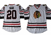 Chicago Blackhawks #20 Brandon Saad White Jerseys,baseball caps,new era cap wholesale,wholesale hats