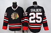 Chicago Blackhawks #25 Viktor Stalberg Black Jerseys,baseball caps,new era cap wholesale,wholesale hats