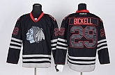 Chicago Blackhawks #29 Bryan Bickell Black Ice Jerseys,baseball caps,new era cap wholesale,wholesale hats