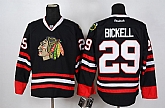 Chicago Blackhawks #29 Bryan Bickell Black Jerseys,baseball caps,new era cap wholesale,wholesale hats