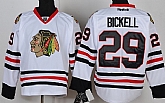 Chicago Blackhawks #29 Bryan Bickell White Jerseys,baseball caps,new era cap wholesale,wholesale hats