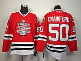 Chicago Blackhawks #50 Corey Crawford 2013 Stanley Cup Champions Red Jerseys,baseball caps,new era cap wholesale,wholesale hats