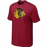 Chicago Blackhawks Big & Tall Logo Red T-Shirt,baseball caps,new era cap wholesale,wholesale hats